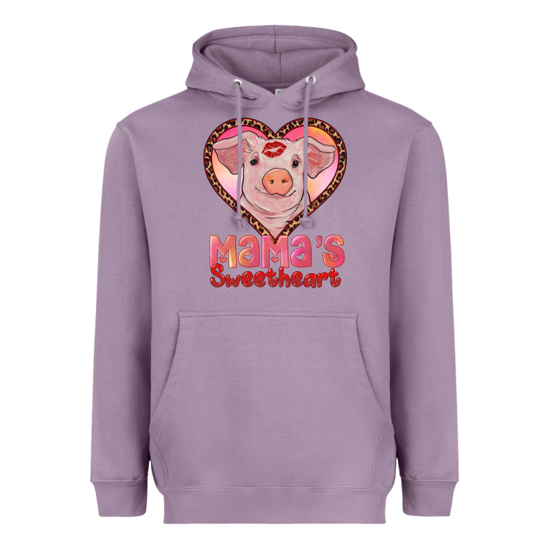 Mamas Sweetheart Baby Pig Heavyweight Hoodie by RanaPortraitStore | Teevron