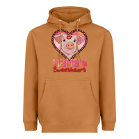 Meerkat mamas sweetheart baby pig Heavyweight Hoodie - RanaPortraitStore