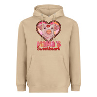 Mushroom mamas sweetheart baby pig Heavyweight Hoodie - RanaPortraitStore