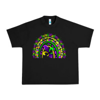 Black mardi gras rainbow Urban Heavy Tee - AdoDesignShop