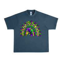 Midnight Navy mardi gras rainbow Urban Heavy Tee - AdoDesignShop