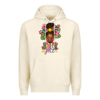 Tofu July Girl Afro Woman Summer Premium Hoodie - texasbilliewilder