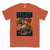 Copper Western Let's Get Lit Cow Classic Tee - LillyAllenDesigns