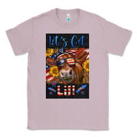 Lilac Western Let's Get Lit Cow Classic Tee - LillyAllenDesigns