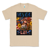 Mushroom Western Let's Get Lit Cow Classic Tee - LillyAllenDesigns