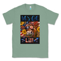 Western Let's Get Lit Cow Classic Tee | Teevron
