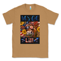 Toasted Coconut Western Let's Get Lit Cow Classic Tee - LillyAllenDesigns