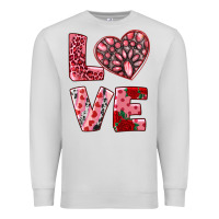 Dove Grey love  with pink gemstone Premium Sweatshirt - RanaPortraitStore
