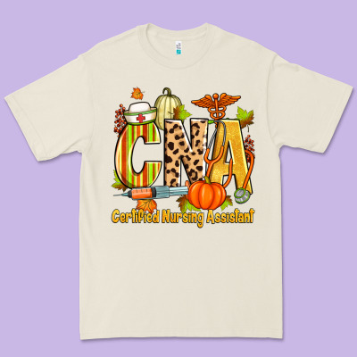 Fall Cna Certified Nursing Assistant Premium Tee Designed By Zillion Design Studio