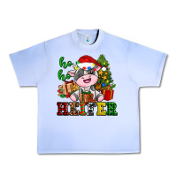 Grape Ice ho ho heifer little cute christmas cow Urban Heavy Tee - AdoDesignShop