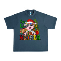 Midnight Navy ho ho heifer little cute christmas cow Urban Heavy Tee - AdoDesignShop