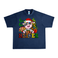 Navy ho ho heifer little cute christmas cow Urban Heavy Tee - AdoDesignShop