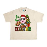 Sandshell ho ho heifer little cute christmas cow Urban Heavy Tee - AdoDesignShop