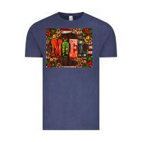 Vintage Denim noel mistletoe Christmas Vintage Tee - AdoDesignShop