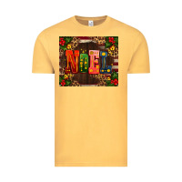 Vintage Mustard noel mistletoe Christmas Vintage Tee - AdoDesignShop