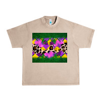 French Oak mardi gras Leopard and heart Urban Heavy Tee - AdoDesignShop