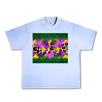 Mardi Gras Leopard And Heart Urban Heavy Tee | Teevron