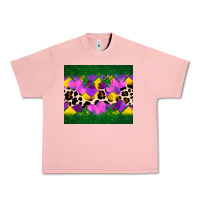 Salmon mardi gras Leopard and heart Urban Heavy Tee - AdoDesignShop
