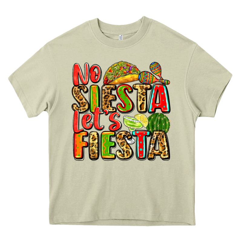 No Siesta Let's Fiesta Heavy Core Tee by Zillion Design Studio | Teevron
