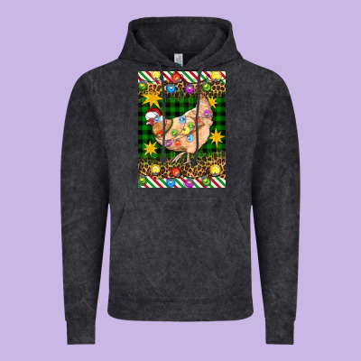 Christmas Chicken Vintage Hoodie Designed By Artiststas