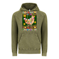 Vintage Olive Christmas Chicken Vintage Hoodie - Artiststas