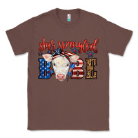 Chestnut Western Star Spangled Baby Cow Classic Tee - LillyAllenDesigns