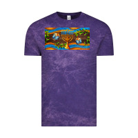 Cloud Purple hanukkah with candlestick Vintage Tee - AdoDesignShop