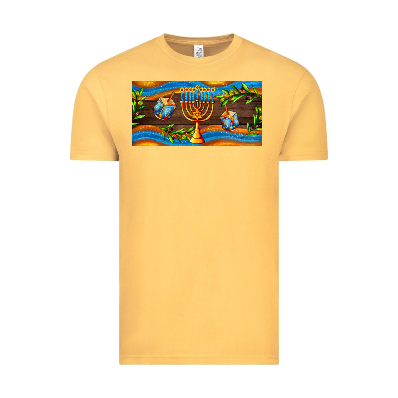 Hanukkah With Candlestick Vintage Tee by AdoDesignShop | Teevron