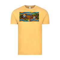 Vintage Mustard hanukkah with candlestick Vintage Tee - AdoDesignShop
