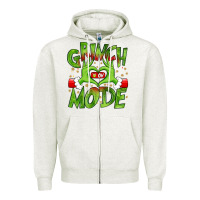 Oatmeal Heather christmas Zipper Hoodie - MaliasSmallBusiness