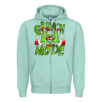 Seafoam christmas Zipper Hoodie - MaliasSmallBusiness