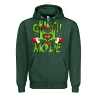 Sports Green christmas Zipper Hoodie - MaliasSmallBusiness
