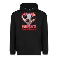 Black mamas sweetheart baby cow Heavyweight Hoodie - RanaPortraitStore