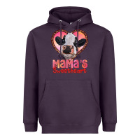 Plum mamas sweetheart baby cow Heavyweight Hoodie - RanaPortraitStore