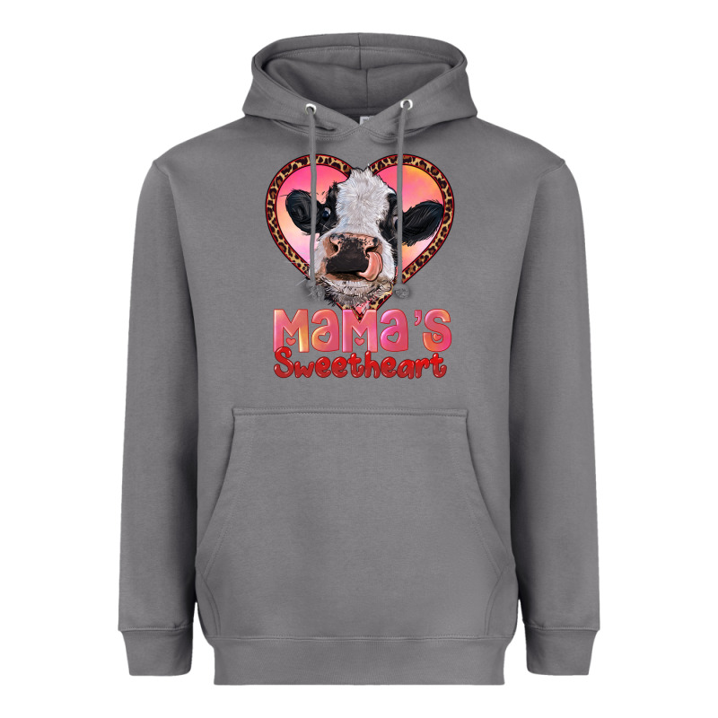 Mamas Sweetheart Baby Cow Heavyweight Hoodie by RanaPortraitStore | Teevron