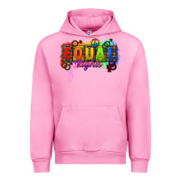 Fuchsia Pink Equal rights Urban Hoodie - CowGirlArtShop
