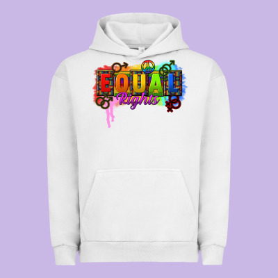 Equal Rights Urban Hoodie Designed By Cowgirlartshop