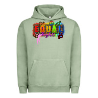 Pigment Oil Green Equal rights Urban Hoodie - CowGirlArtShop