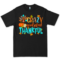 Black crazy grateful thankful Premium Tee - Zillion Design Studio