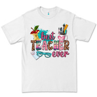 White best teacher ever Premium Tee - AdoDesignShop
