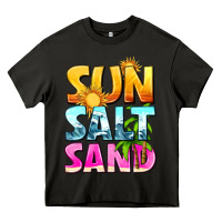 Asphalt sun salt sand Heavy Core Tee - texasbilliewilder