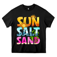 Black sun salt sand Heavy Core Tee - texasbilliewilder