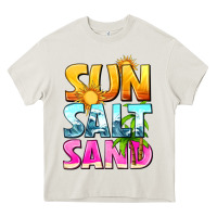 Cream sun salt sand Heavy Core Tee - texasbilliewilder