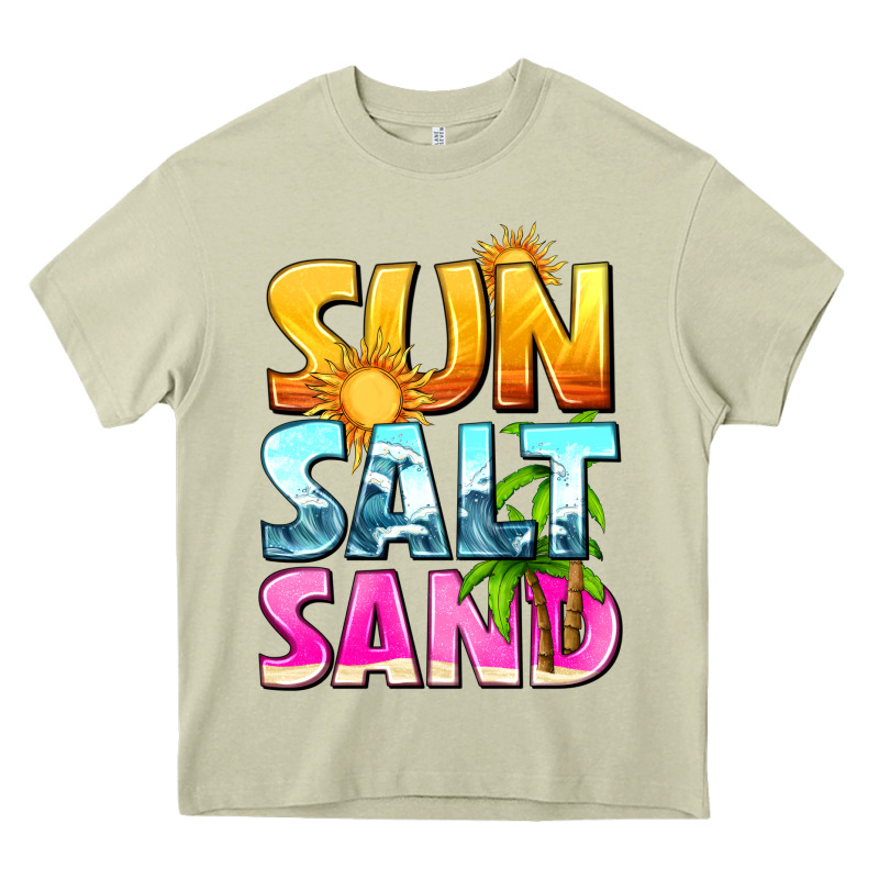 Sun Salt Sand Heavy Core Tee by texasbilliewilder | Teevron