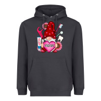 Smoke valentines day dentist gnome Heavyweight Hoodie - RanaPortraitStore