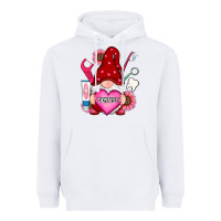 White valentines day dentist gnome Heavyweight Hoodie - RanaPortraitStore