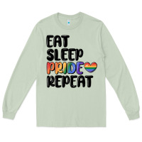 Matcha eat sleep pride repeat Long Sleeve Tee - MaliasSmallBusiness