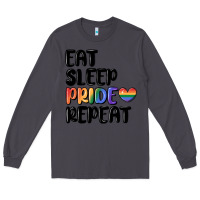 Smoke eat sleep pride repeat Long Sleeve Tee - MaliasSmallBusiness