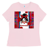 Bubblegum Pink mamacita serape Ladies Tee - Zillion Design Studio