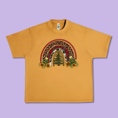 Rainbow Tree Urban Heavy Tee Designed By Adodesignshop